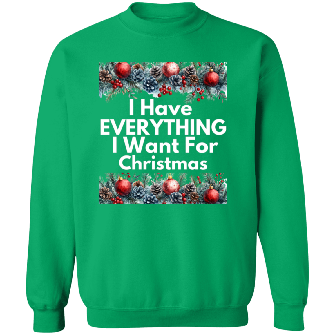 Matching His and Her Funny Christmas Crewneck Pullover Sweatshirt