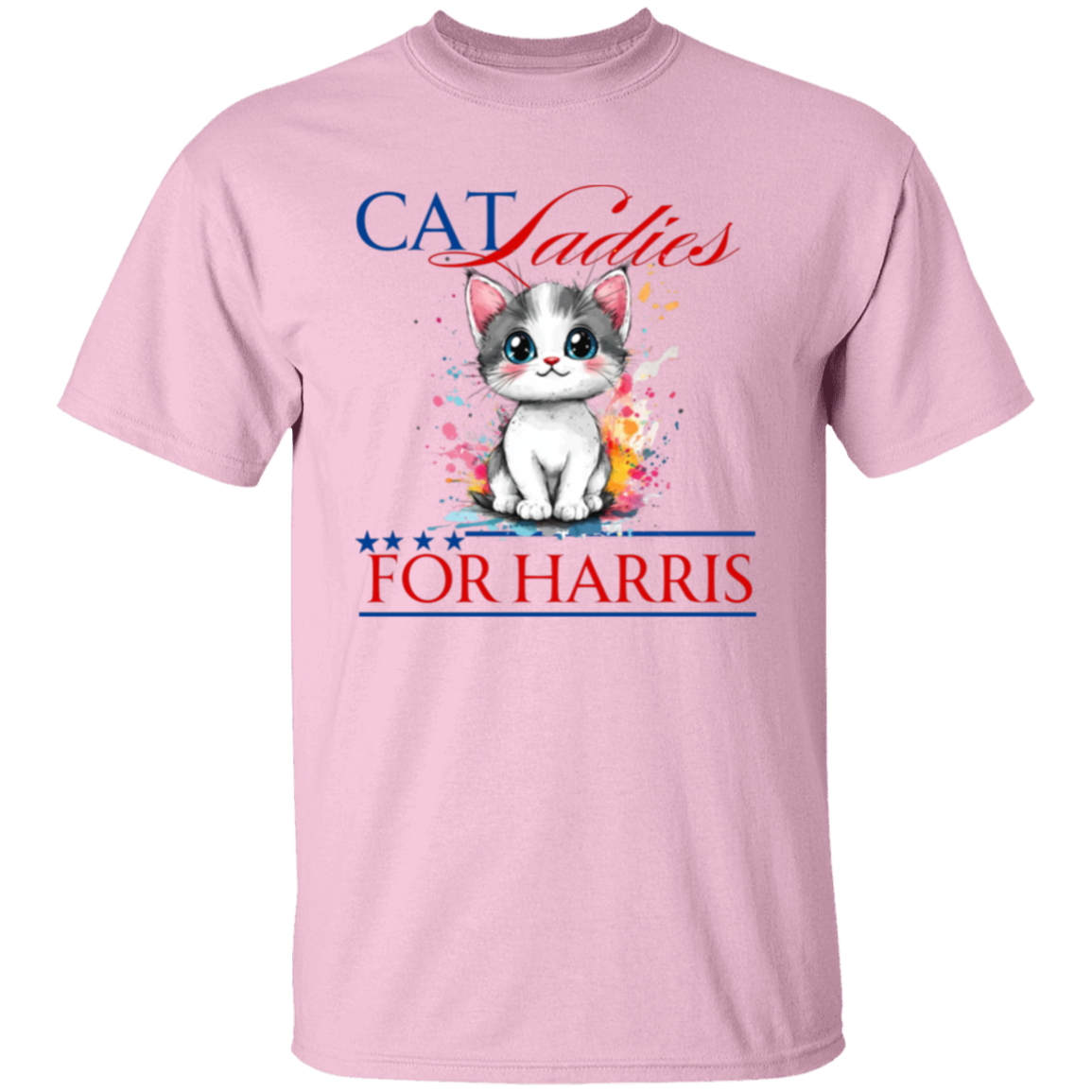 Cat Ladies For Harris Tshirt Light Colors