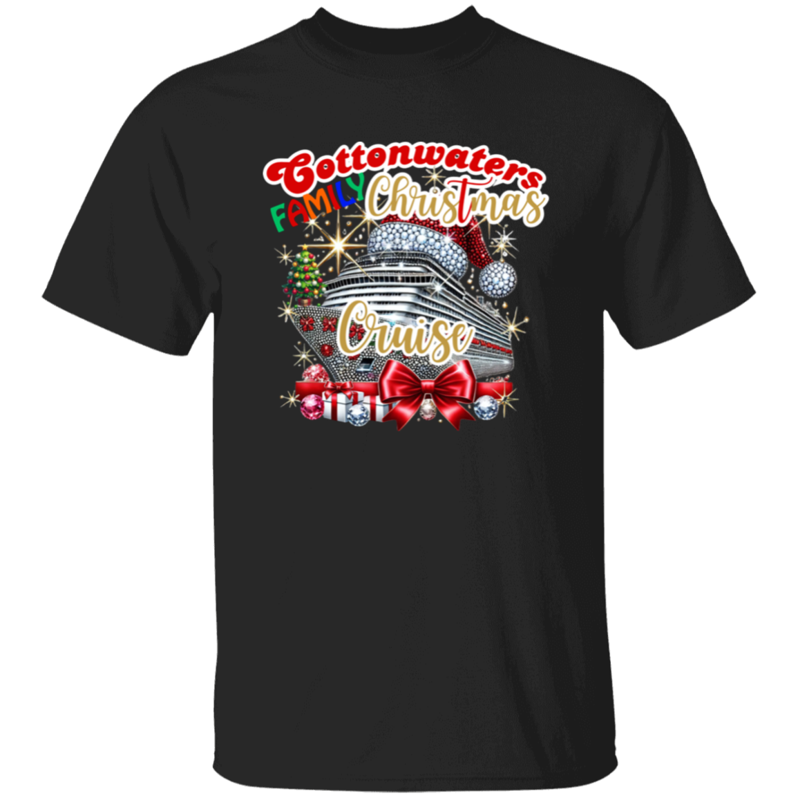 Cottonwaters Family Christmas Cruise T-Shirt