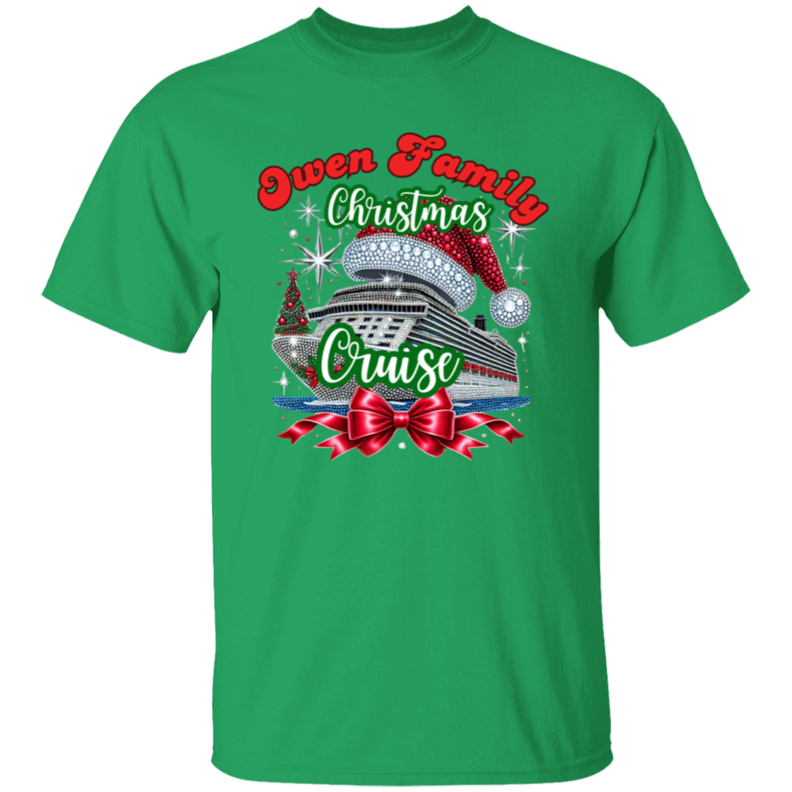 Personalized Family Christmas Cruise T-Shirt