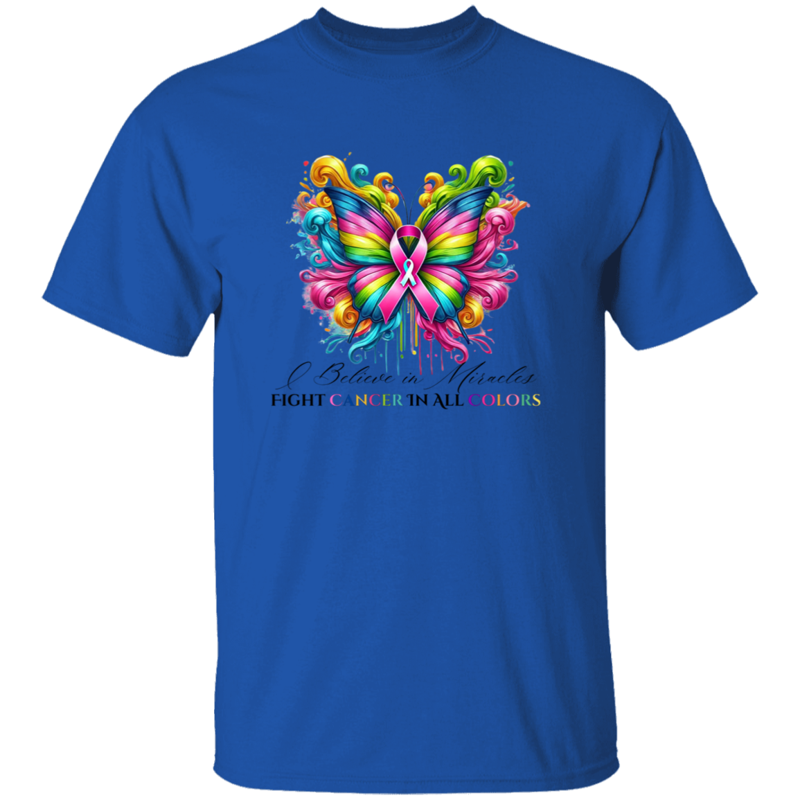 Beautiful Butterfly Breast Cancer Awareness T-Shirt