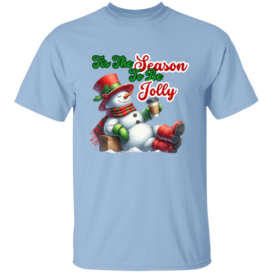 Tis Tis Season Santa Coffee Funny Christmas T-Shirt