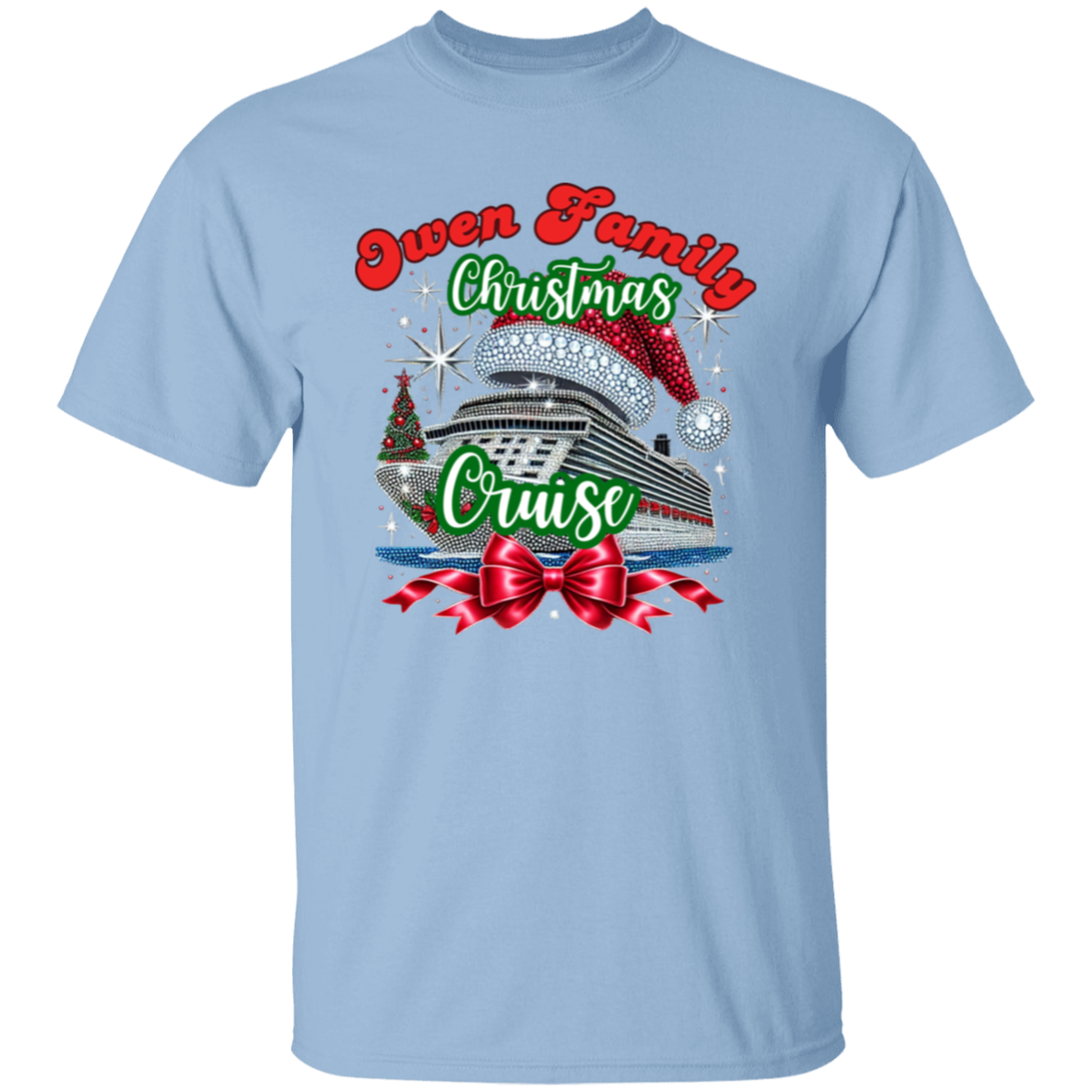 Personalized Family Christmas Cruise T-Shirt