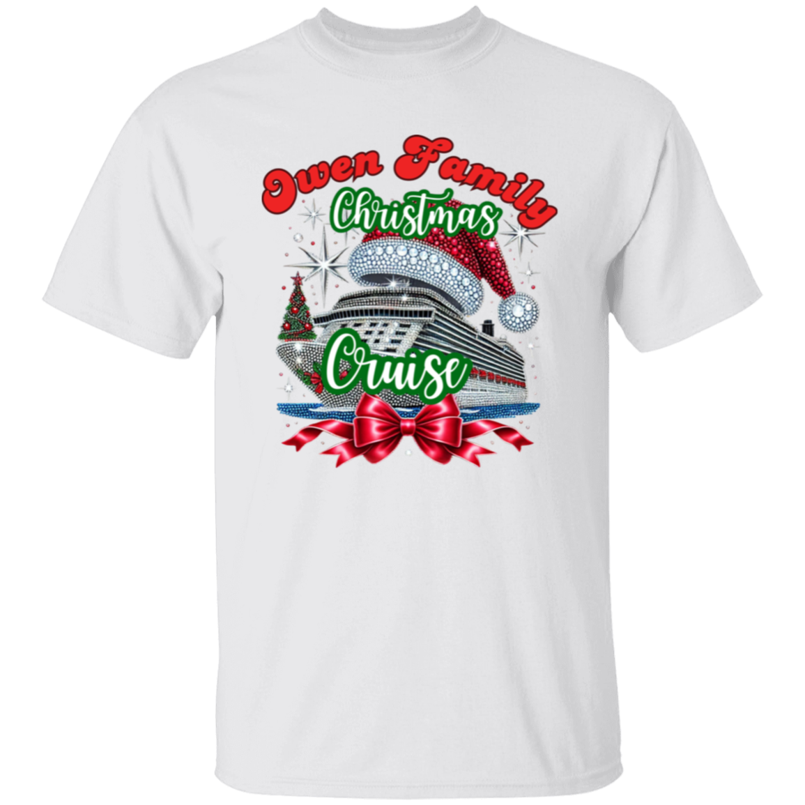 Personalized Family Christmas Cruise T-Shirt