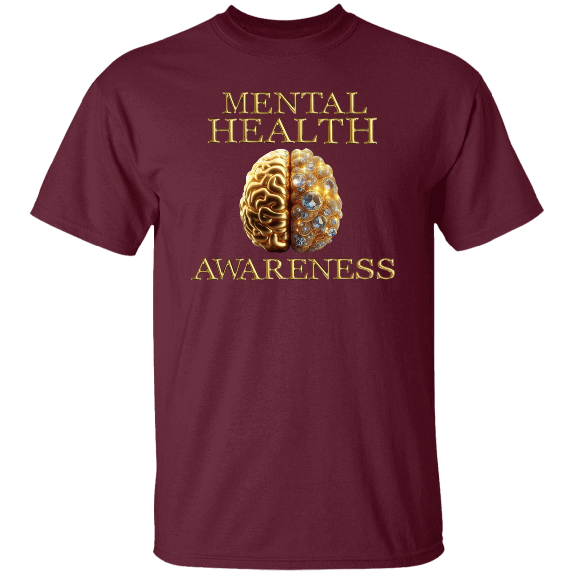 Mental Health Awareness Gold T-Shirt