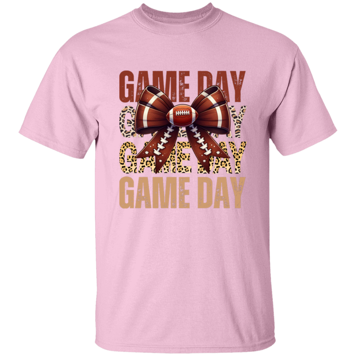 Game Day Football Leopard Print T-Shirt