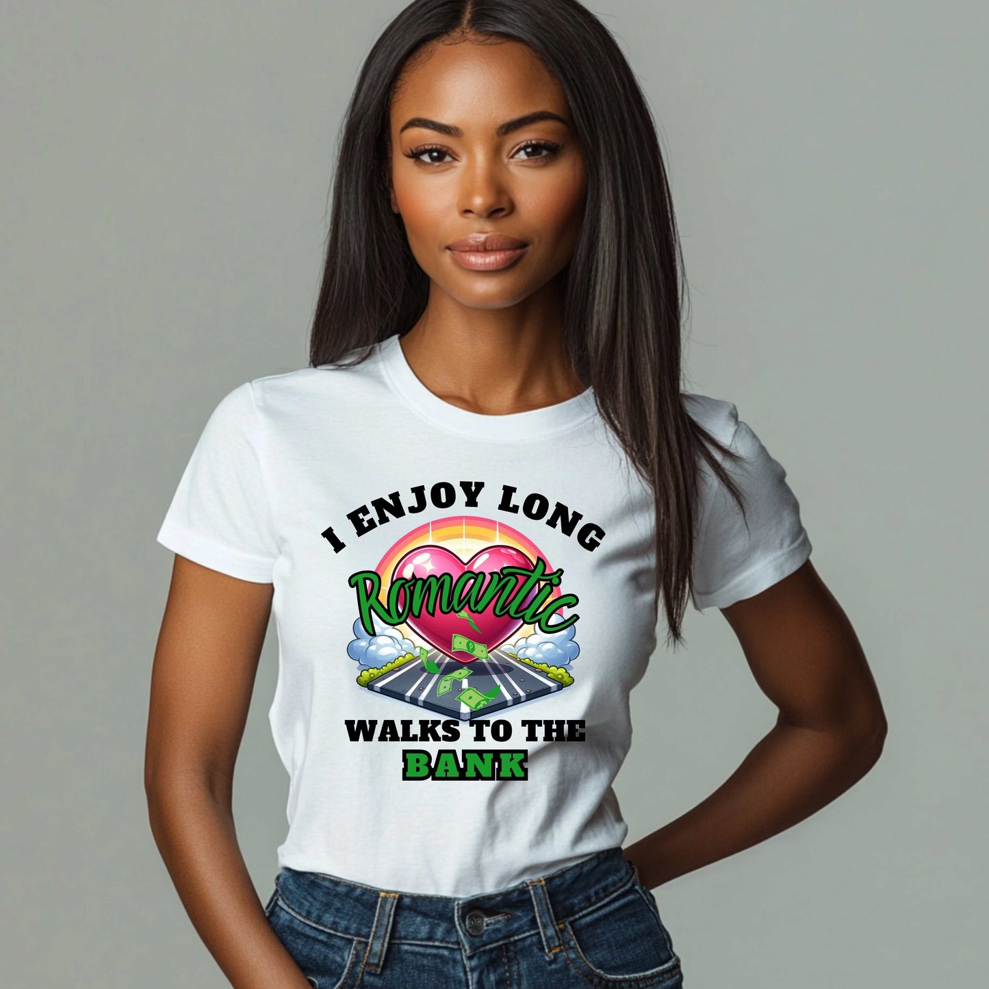 Romantic Walks To The Bank T-Shirt