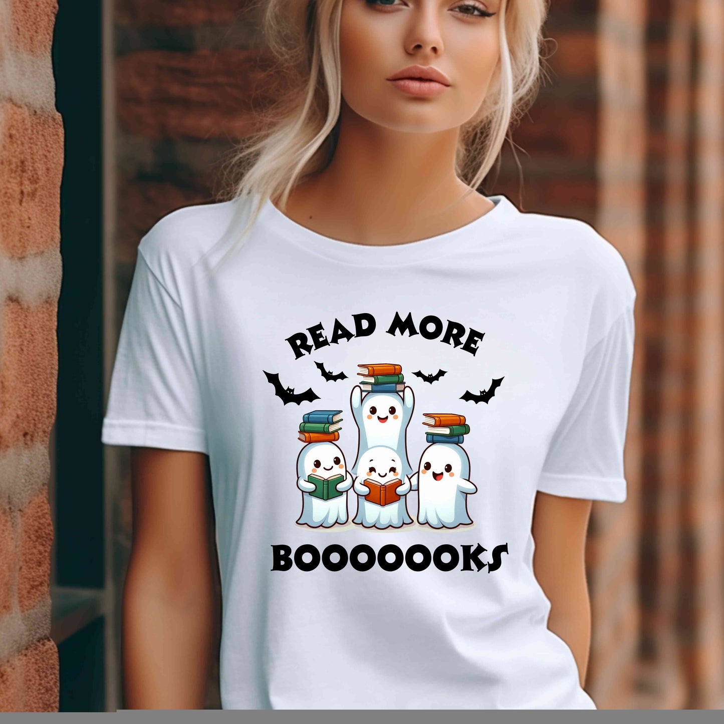 Teacher Halloween Read More Books T-Shirt