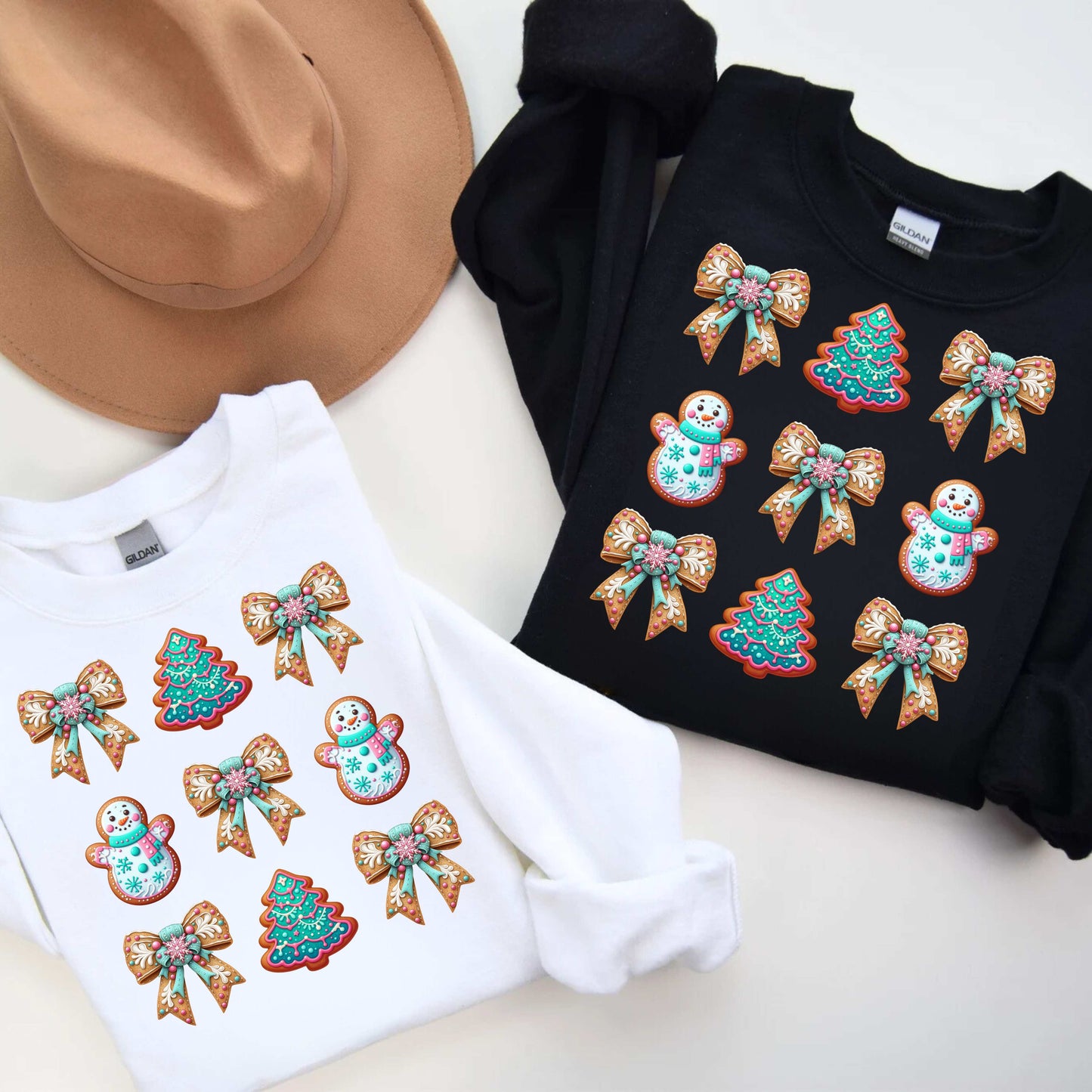 Christmas Cookie Crewneck Pullover Sweatshirt