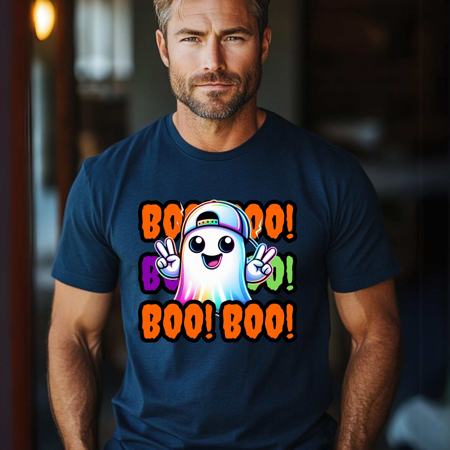 Boo Boo Friendly Ghost Halloween T-Shirt