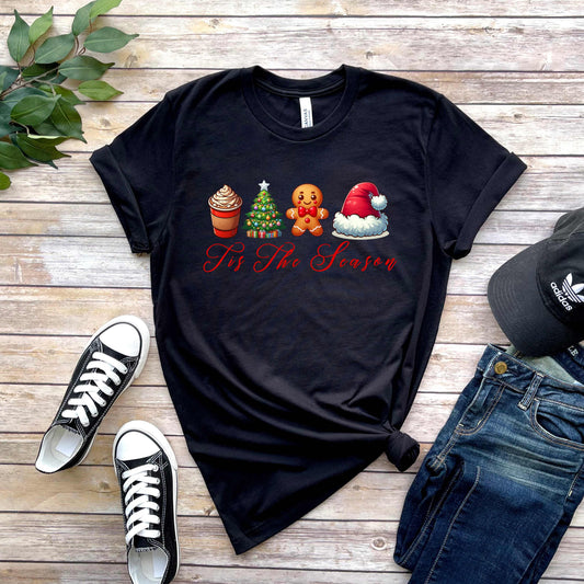 Latte Gingerbbread Christmas T-Shirt