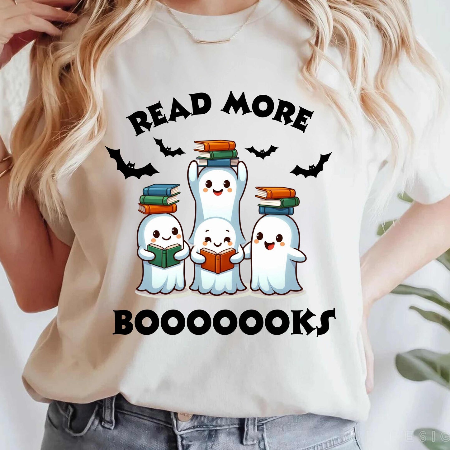 Teacher Halloween Read More Books T-Shirt