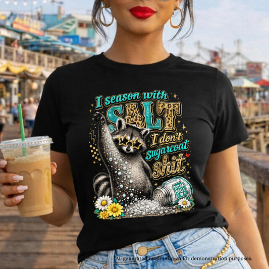 I Season With Salt Funny T-Shirt