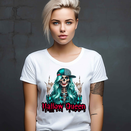 Hallow Queen Halloween Tshirt