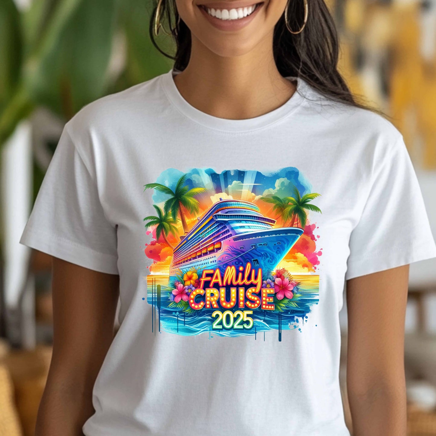 Family Cruise Customizable Summer Vacation T-Shirt