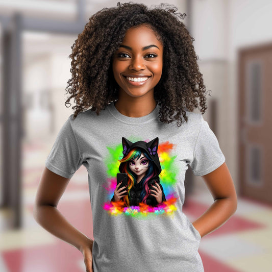 Anime Colorful Back to School T-Shirt