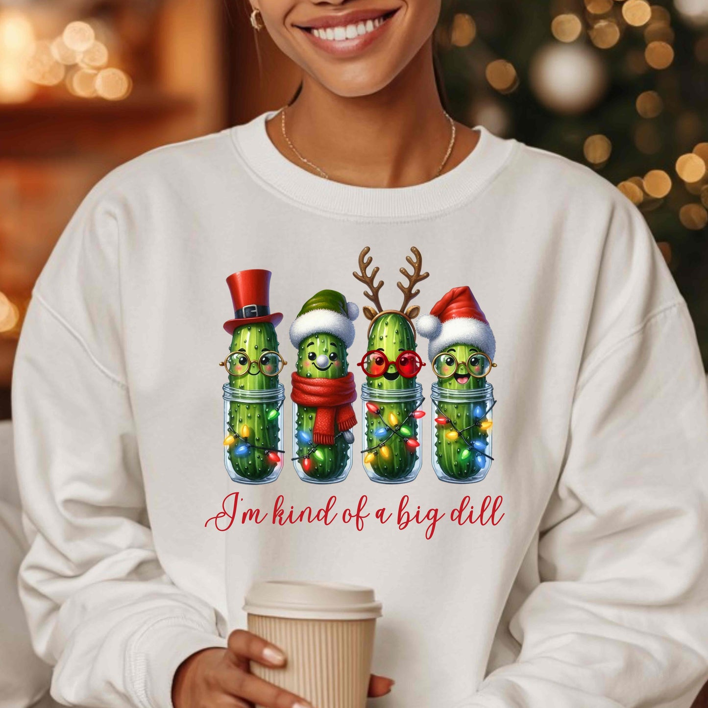 Funny Christmas  Pickle Sweatshirt