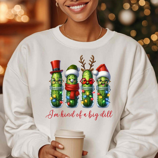Funny Christmas  Pickle Sweatshirt
