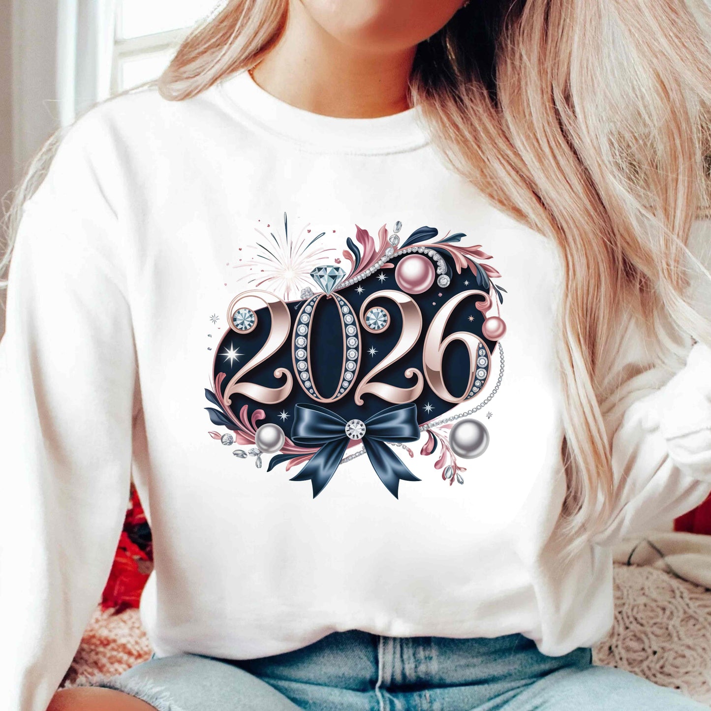 2026 New Years Crewneck Pullover Sweatshirt