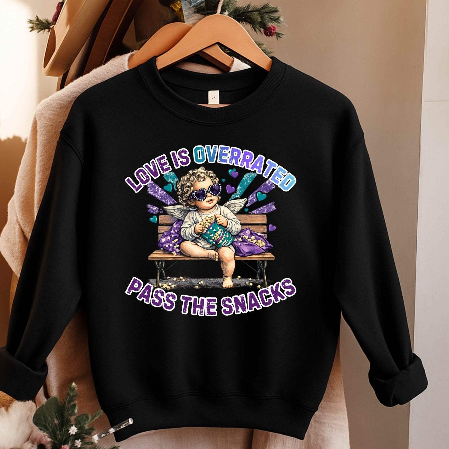 Love is Overrated Funny Valentines Day T-Shirt