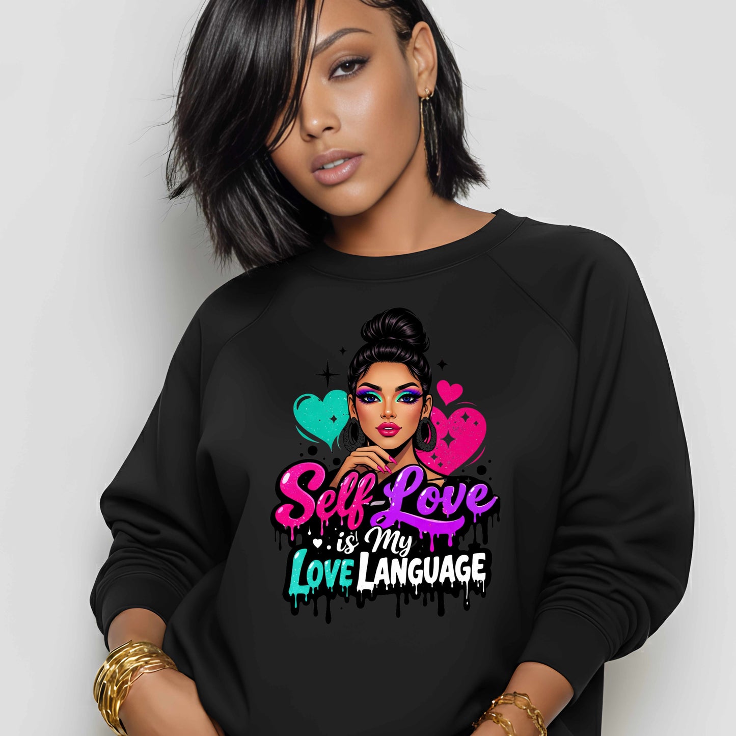 Self Love is thhe Best Love Crewneck Pullover Sweatshirt