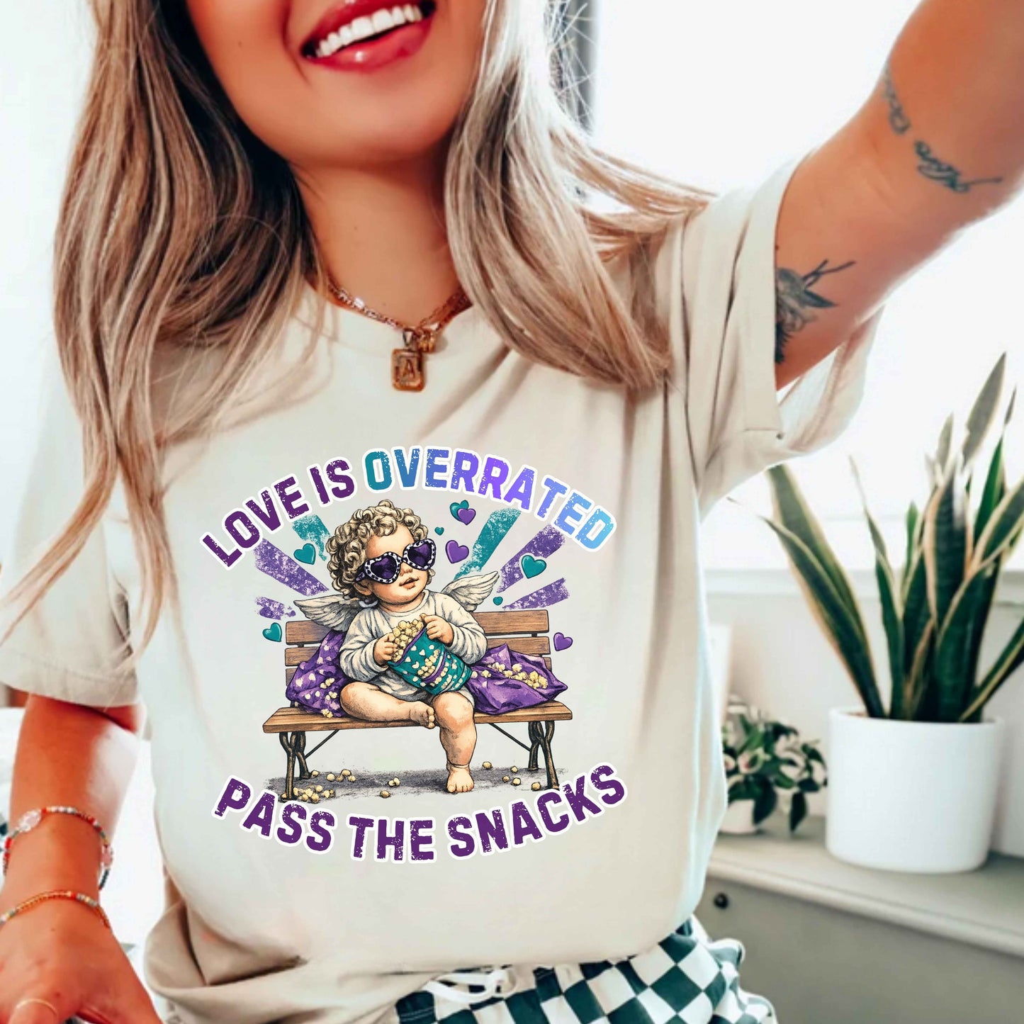 Love is Overrated Funny Valentines Day T-Shirt