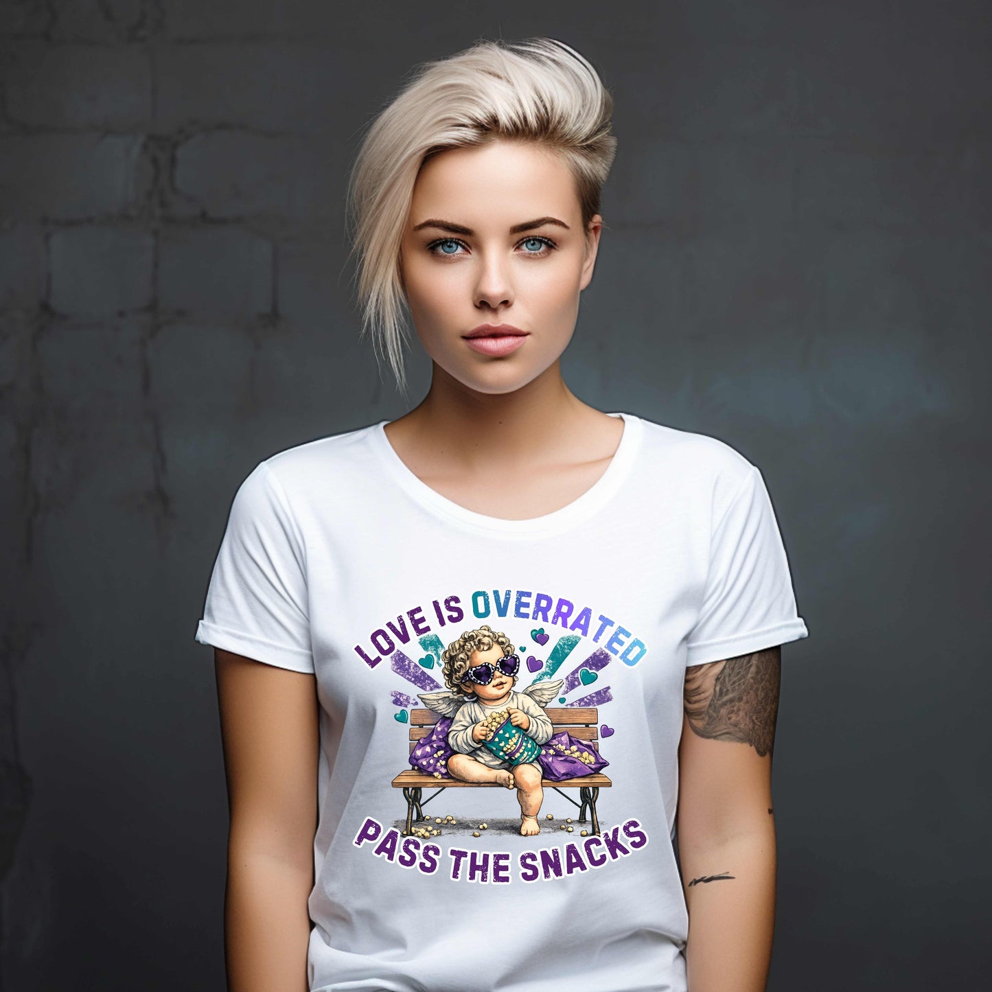Love is Overrated Funny Valentines Day T-Shirt