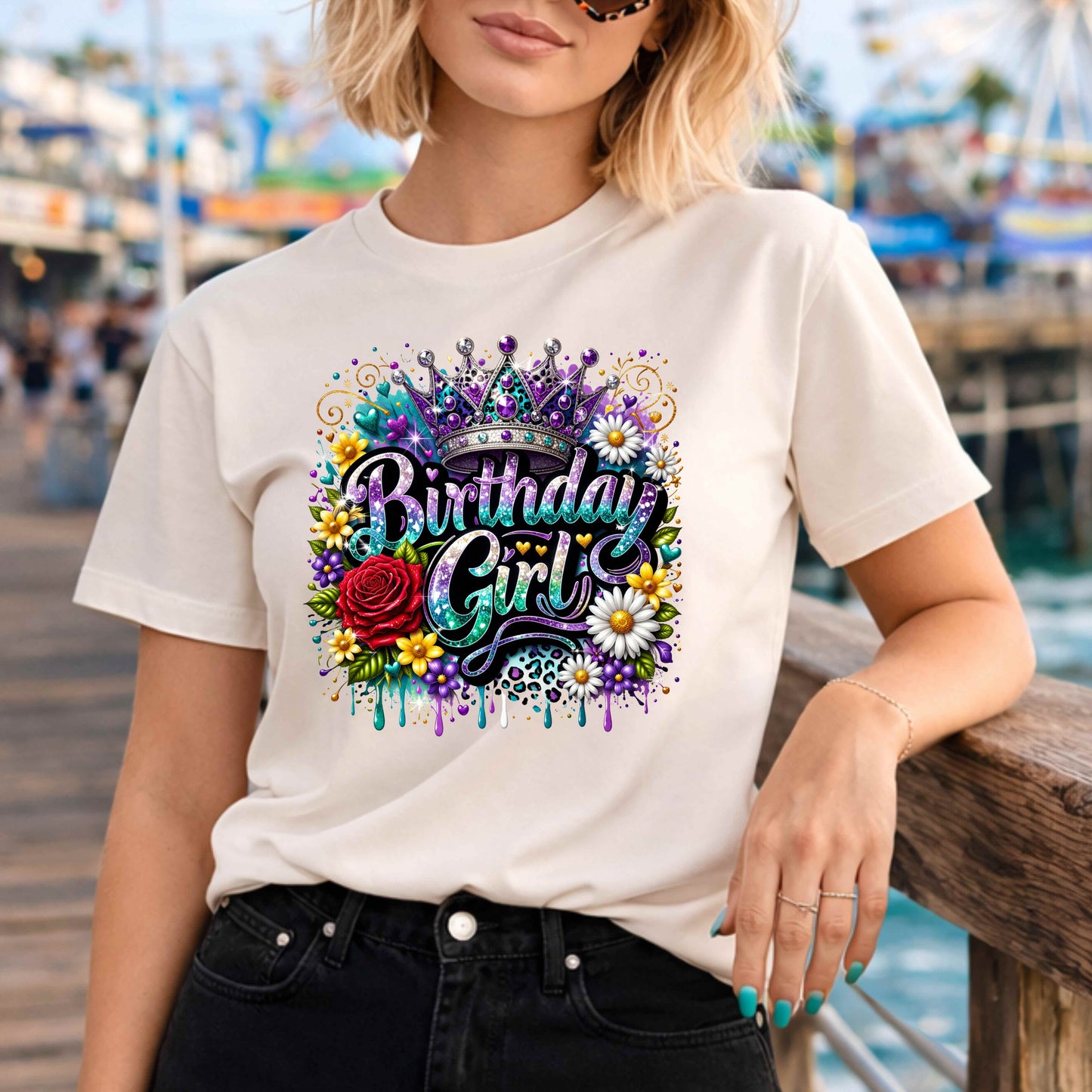 Personalized Birthday Girl T-Shirt