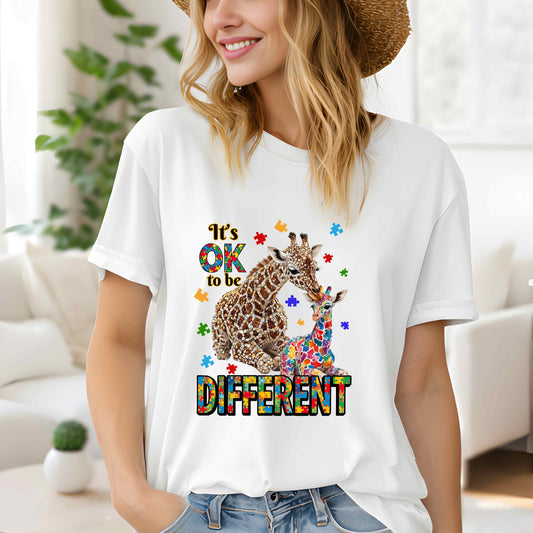 It's Ok To Be Different Autism Awareness T-Shirt