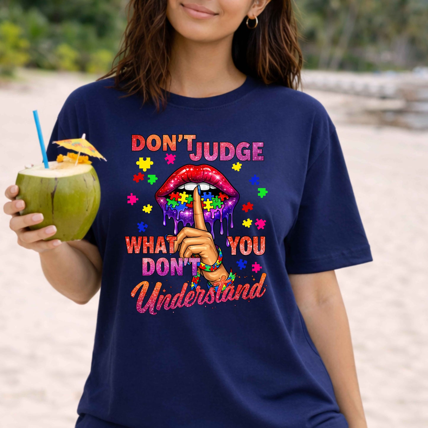 Don't Judge Autism Awareness T-Shirt
