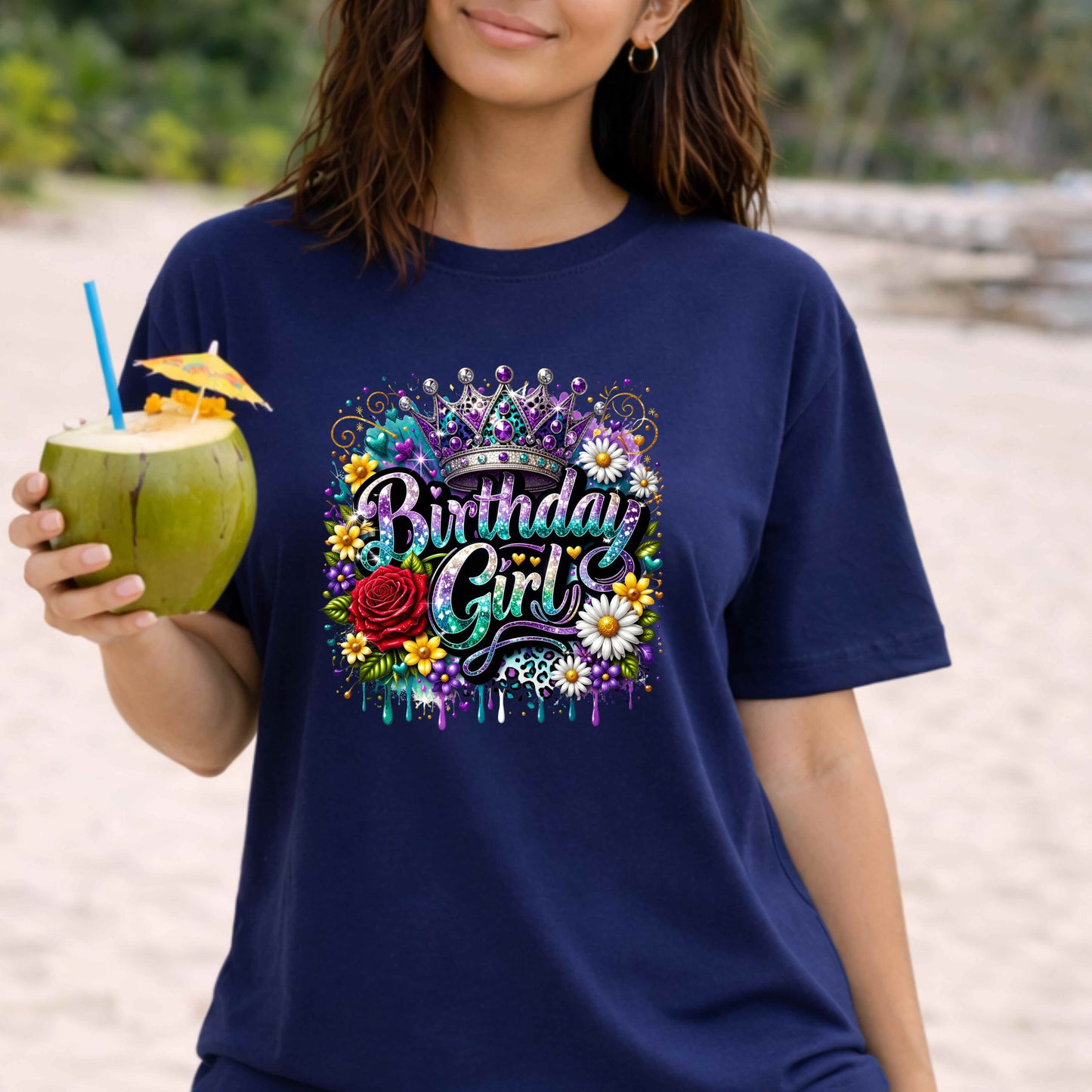 Personalized Birthday Girl T-Shirt