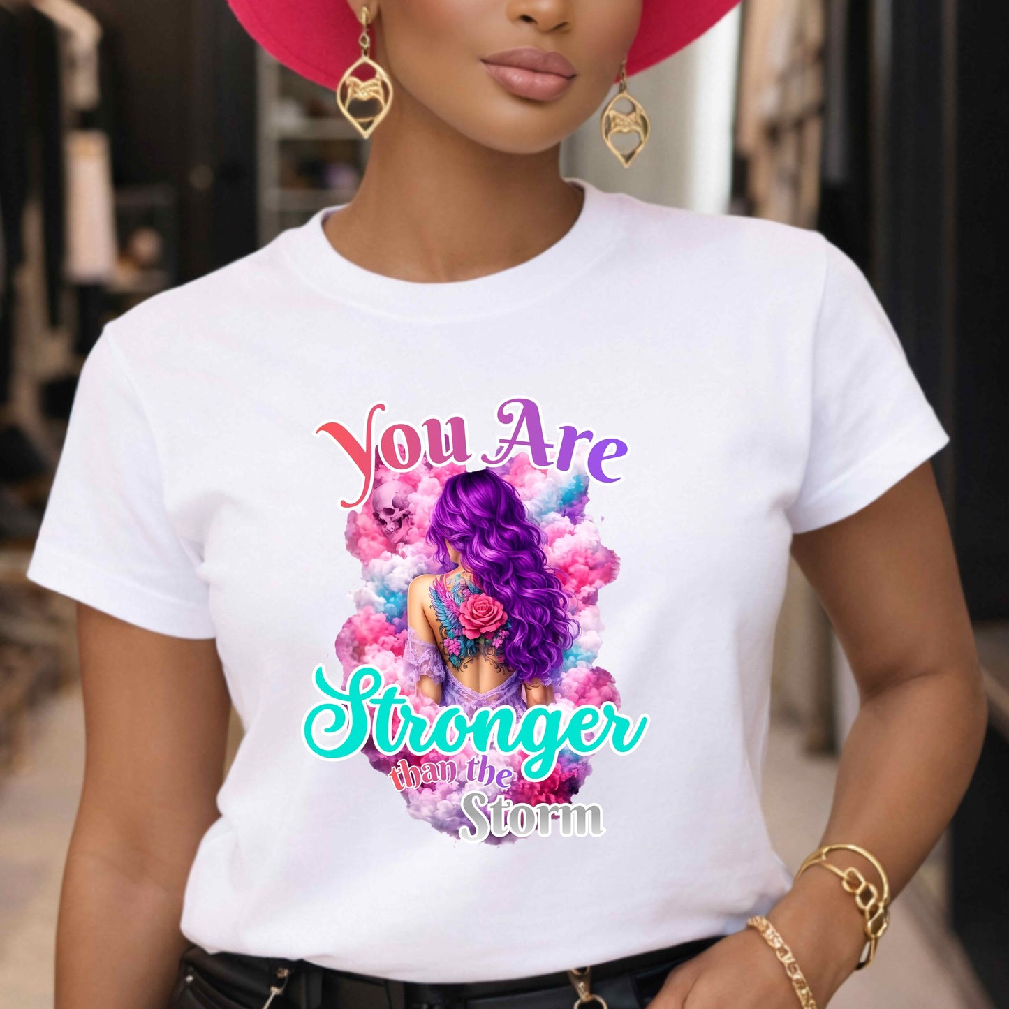 You Are Stronger Than The Storm Inspirational T-Shirt