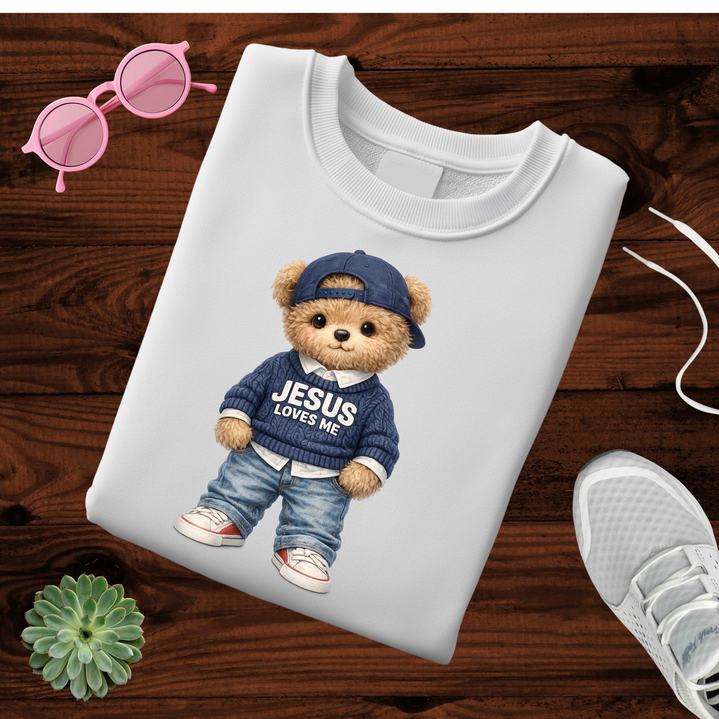 Jesus Loves Me Teddy Bear T-Shirt