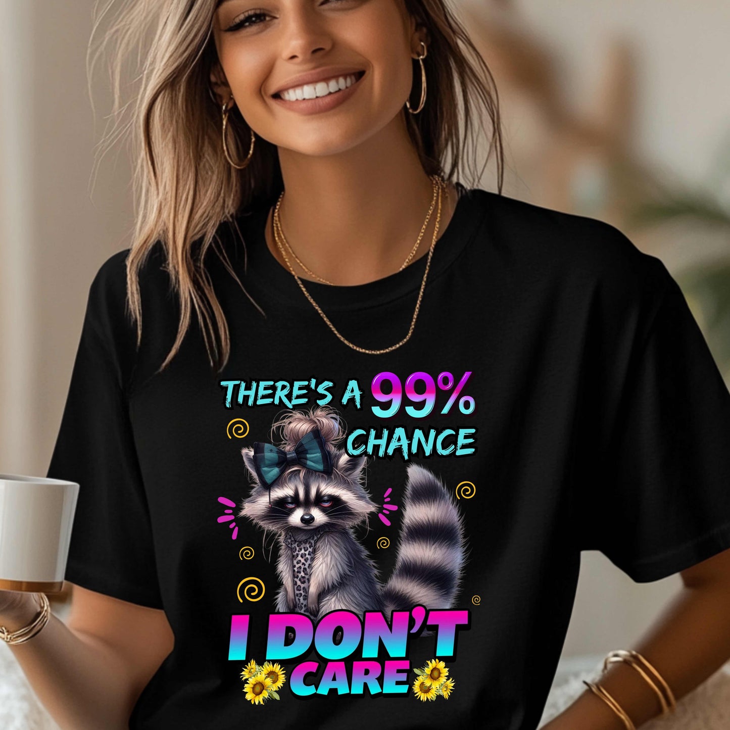 I Don't Care Sarcastic Funny T-Shirt