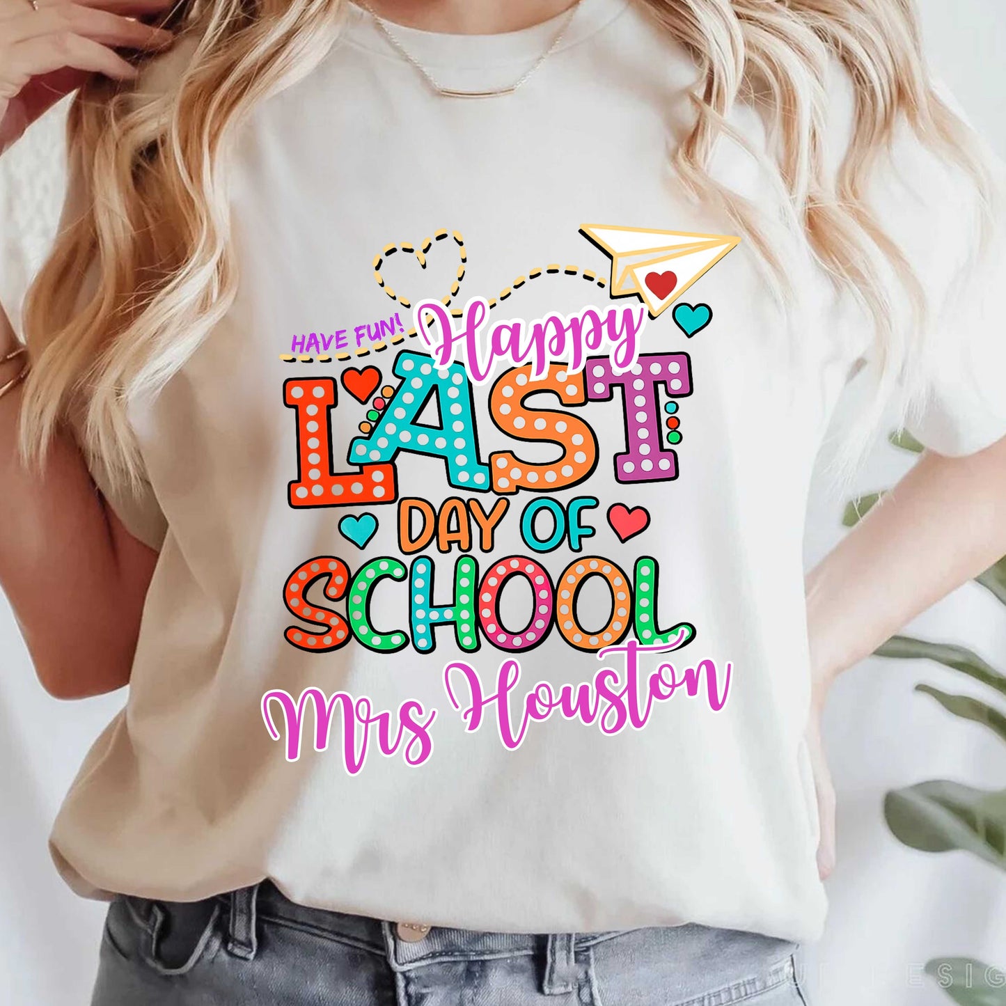 Last Day of School Personalized T-Shirt