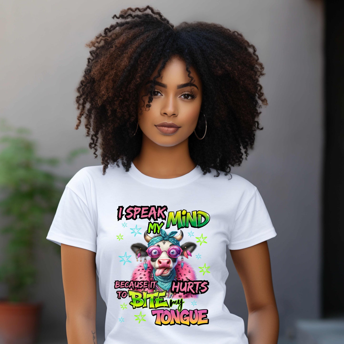 I Speak My Mind Funny-TShirt