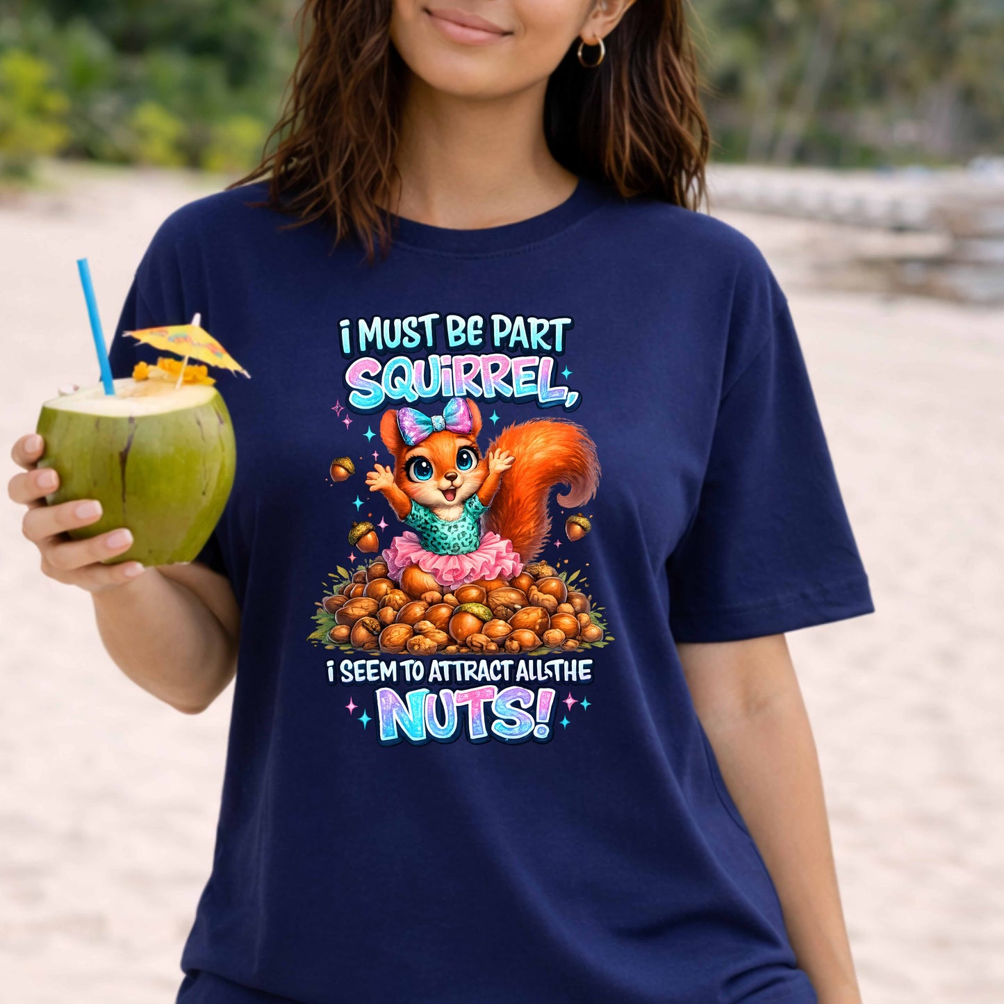 Funny Crazy Nut Squirrel T-Shirt