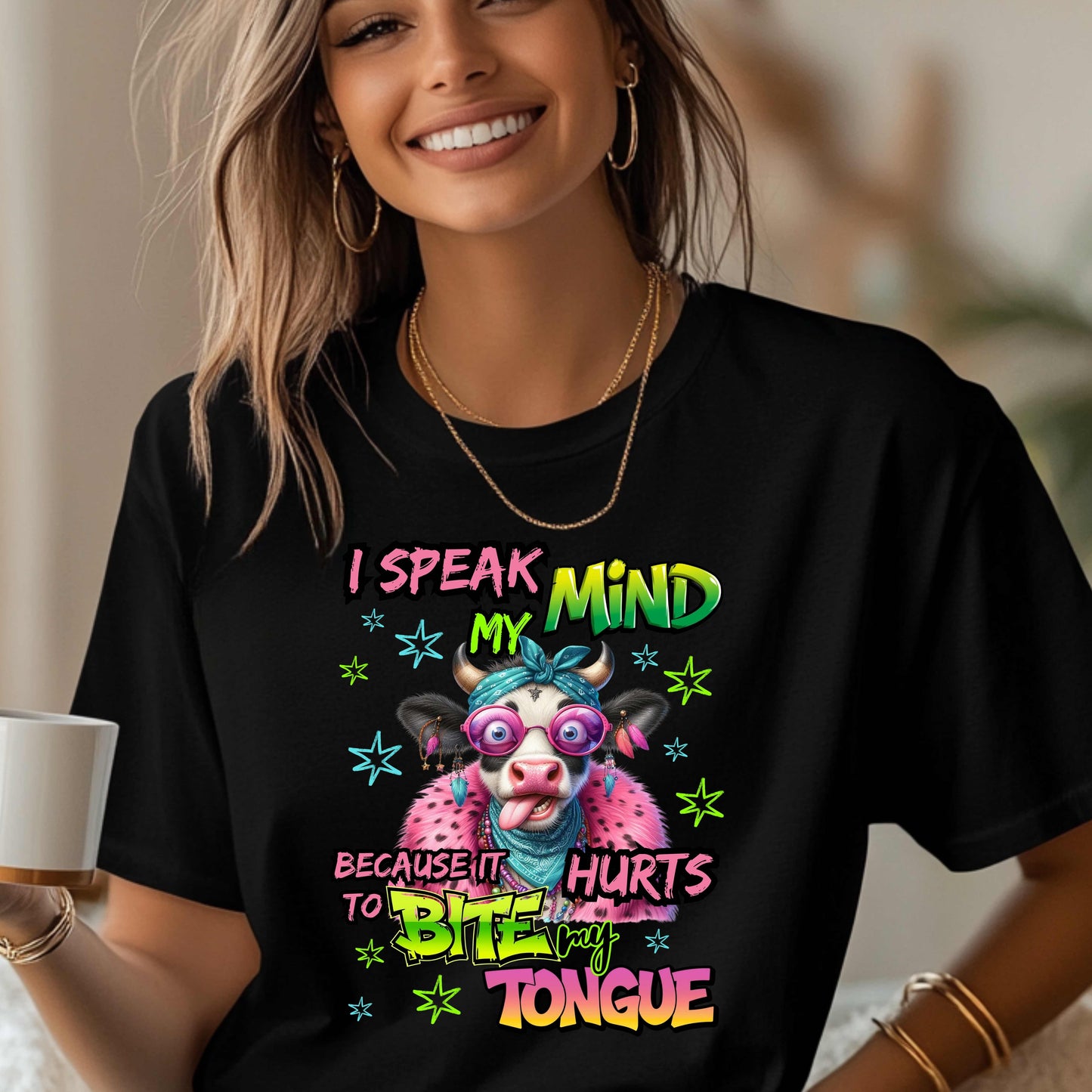 I Speak My Mind Funny-TShirt