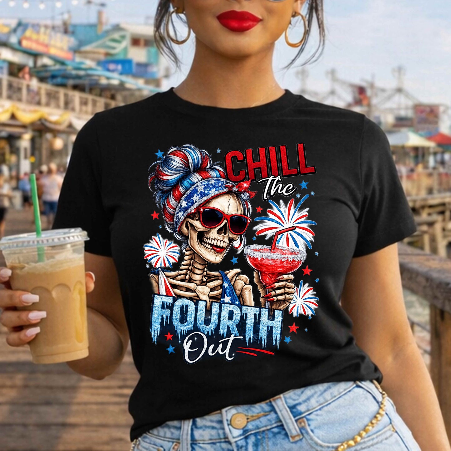 Chill The 4th Out Funny July 4Th T-Shirt