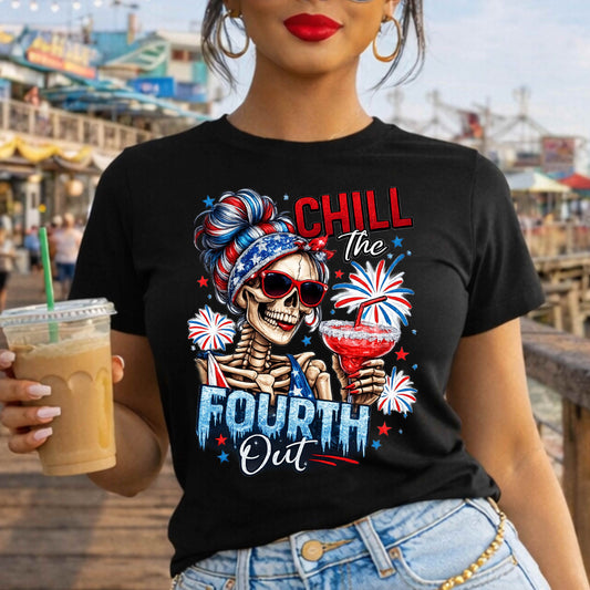 Chill The 4th Out Funny July 4Th T-Shirt
