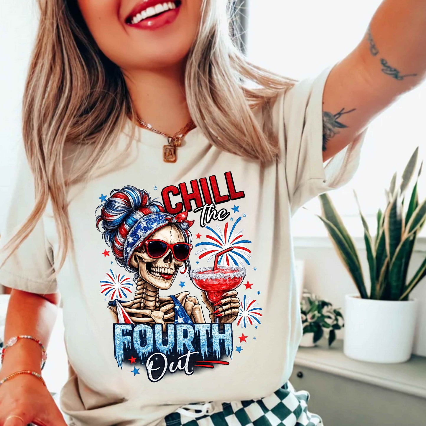 Chill The 4th Out Funny July 4Th T-Shirt