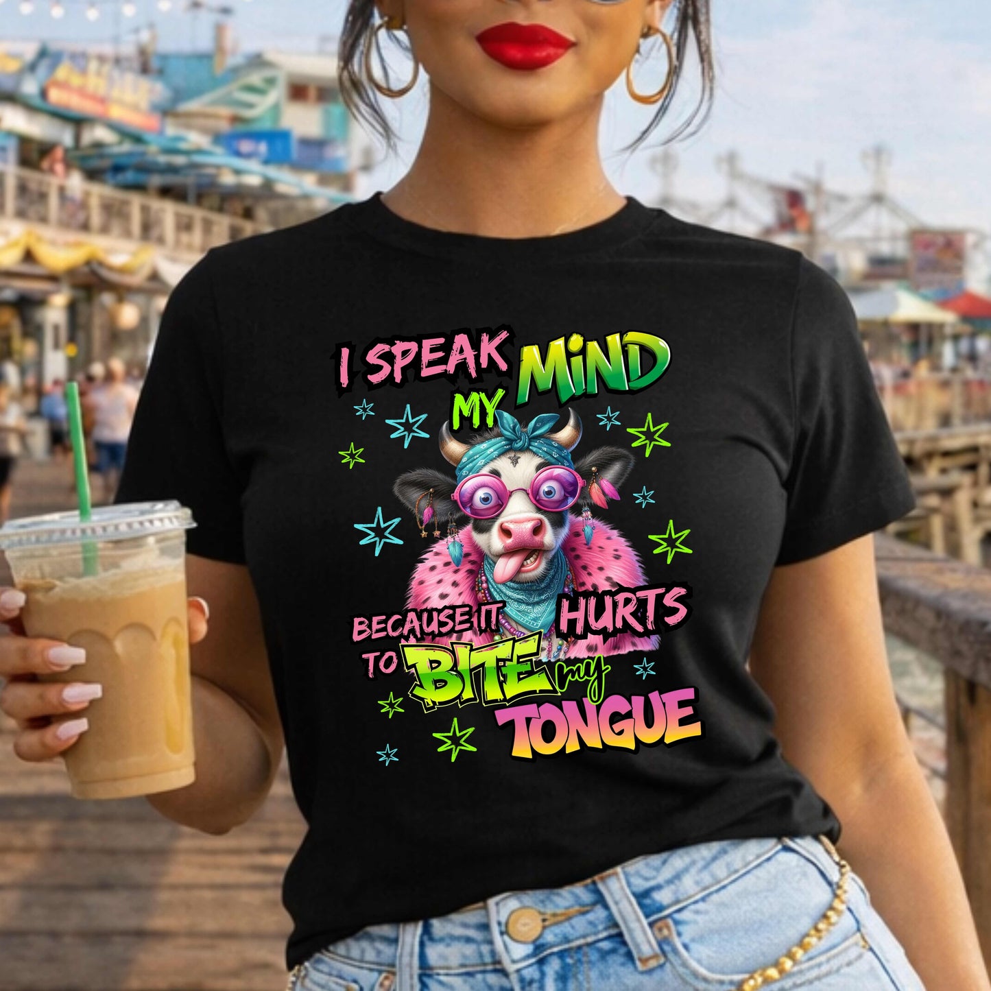 I Speak My Mind Funny-TShirt