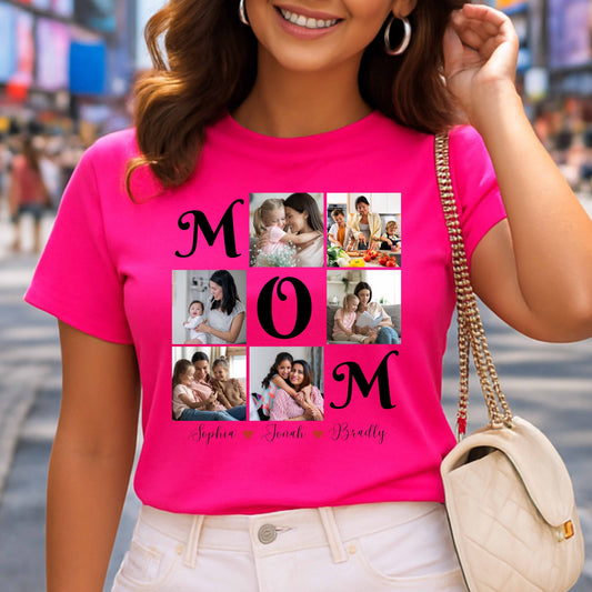 Personalized Mom Photo T-Shirt