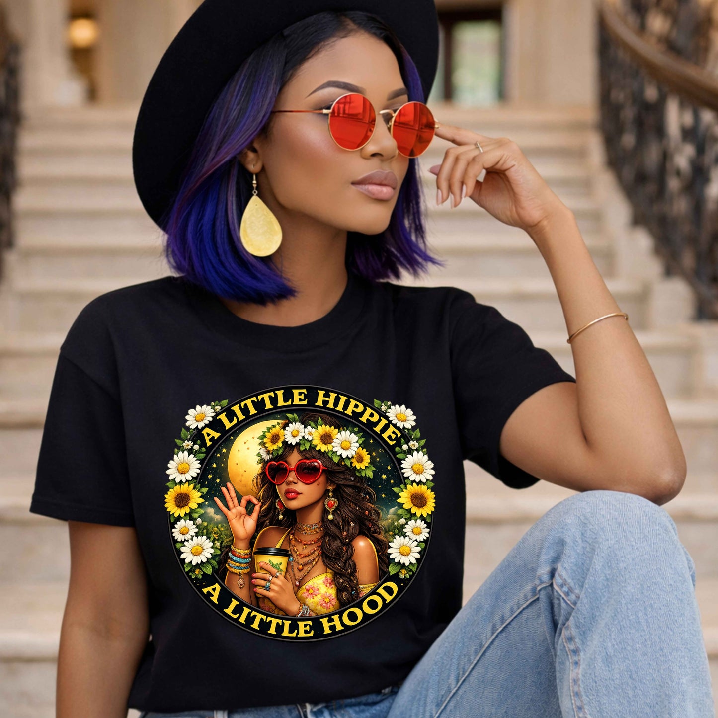 Funny Hippie Women's T-Shirt
