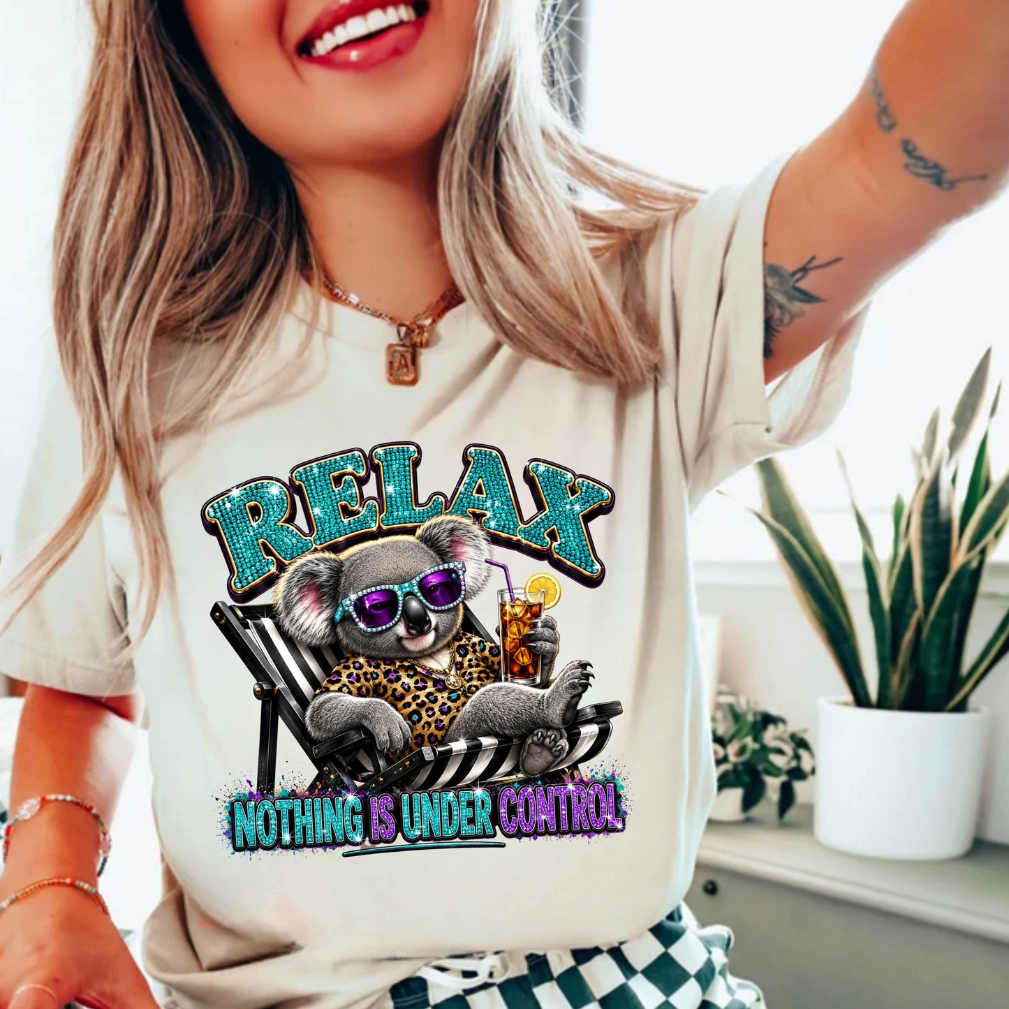 Relax Nothing is Under Control Funny T-Shirt