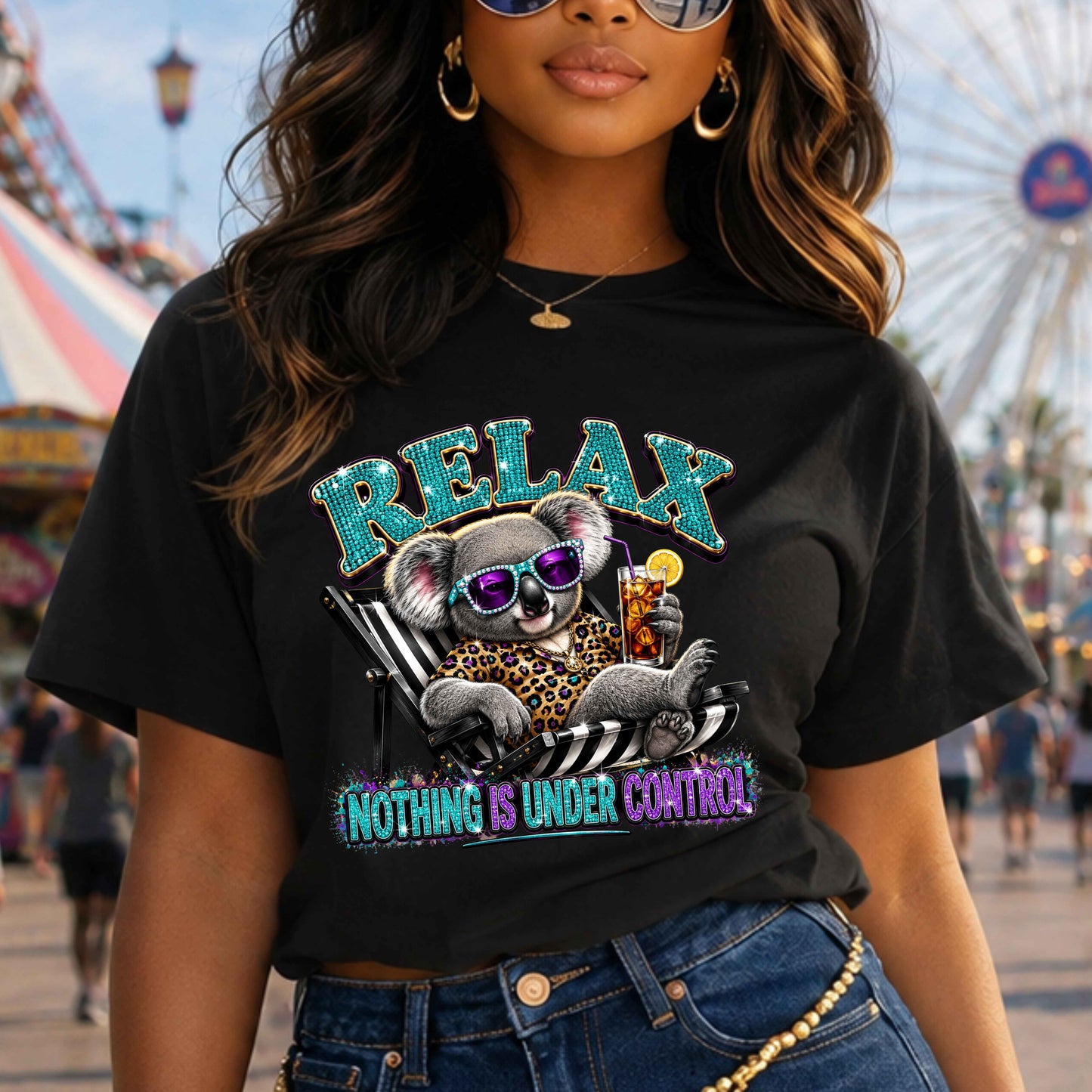 Relax Nothing is Under Control Funny T-Shirt