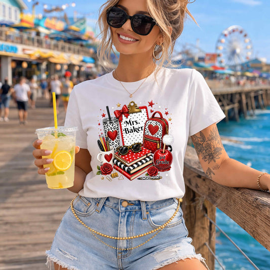 Personalized Back To School Teacher T-Shirt