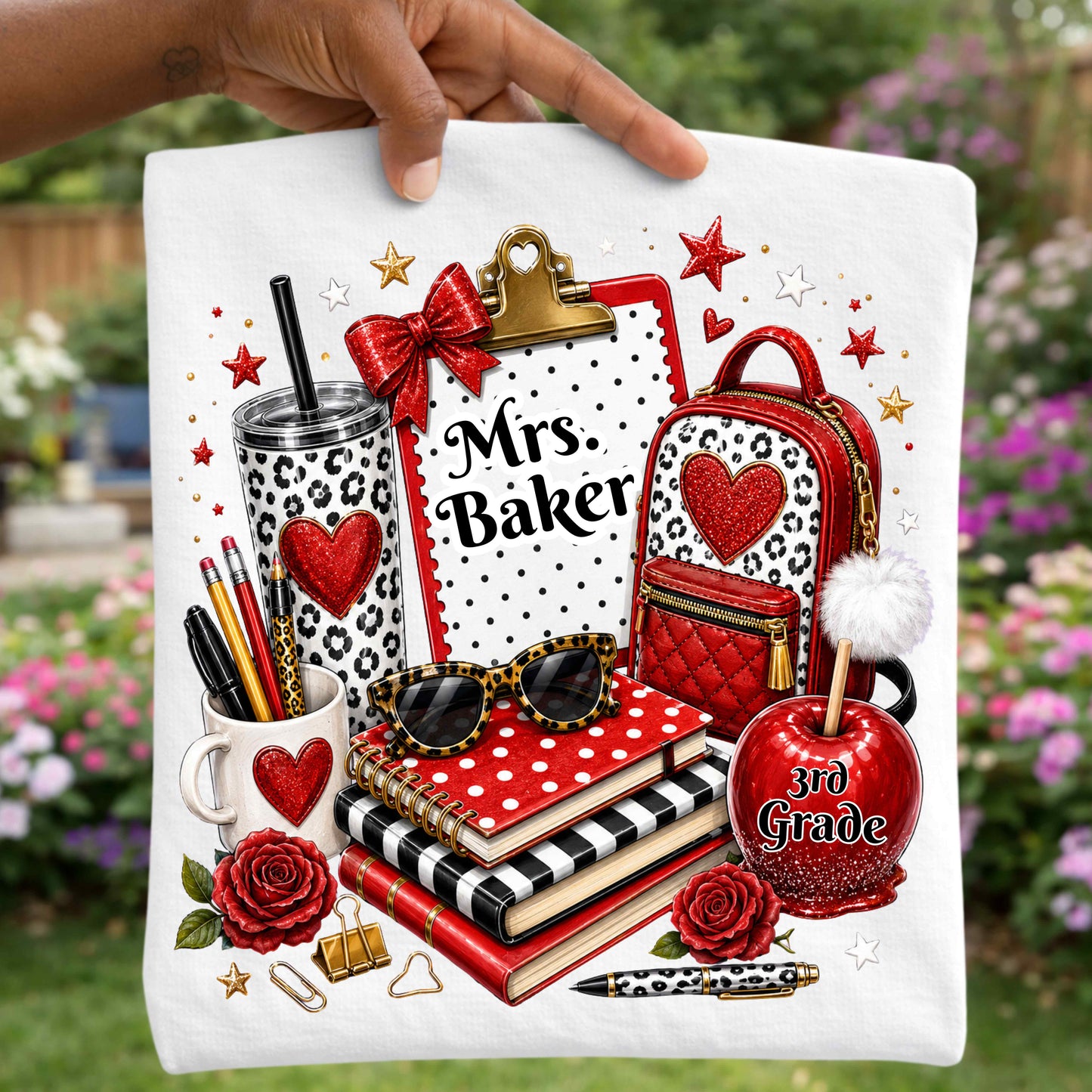 Personalized Back To School Teacher T-Shirt