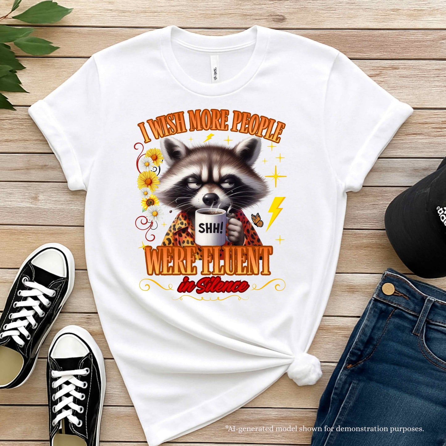Fluent In Silence Funny T-Shirt