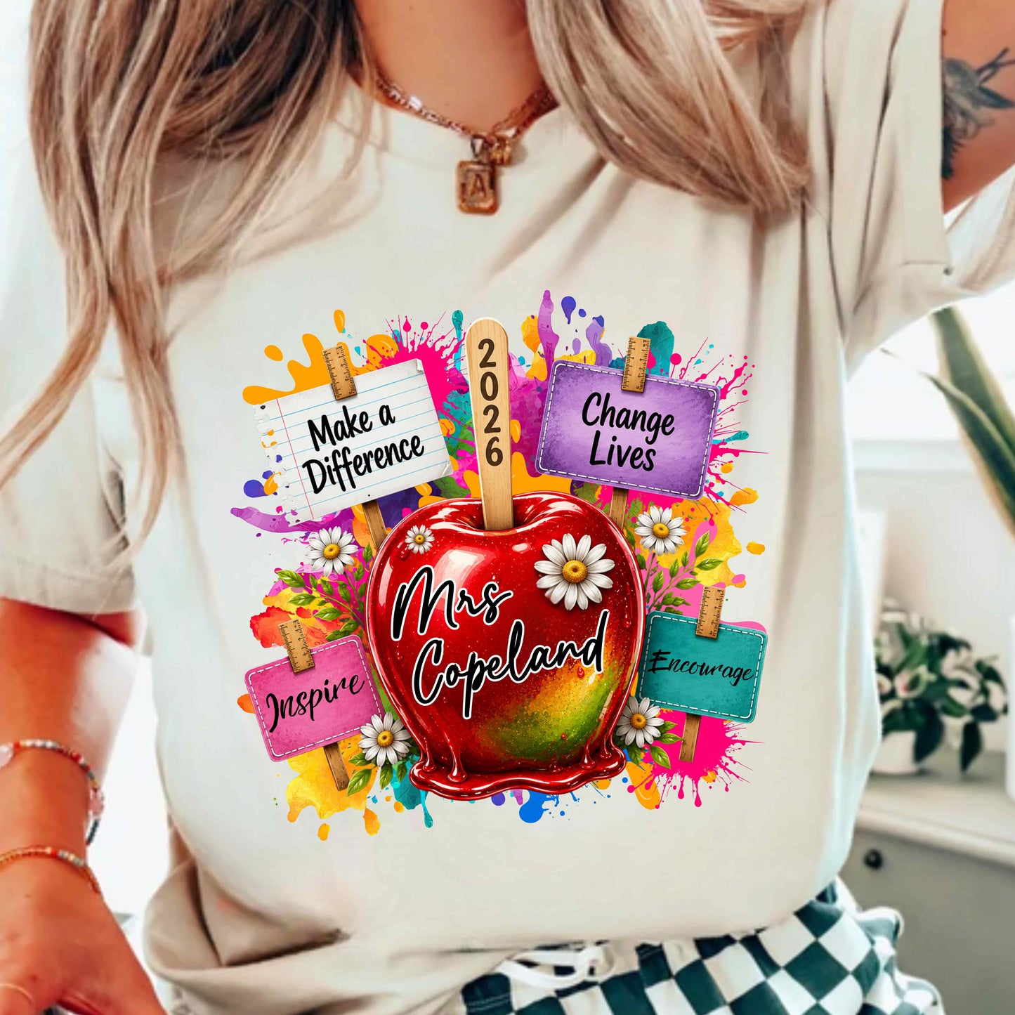 Personalized Back To School Teacher T-Shirt